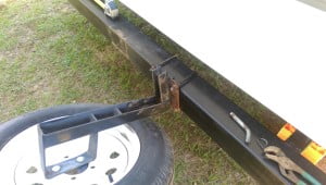 Photo of Lowered Rear RV Tire Mount