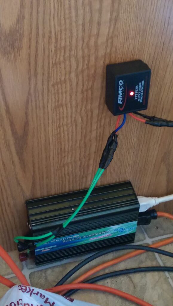 Pure Sinewave Inverter Hooked up to Remote On/Off Switch
